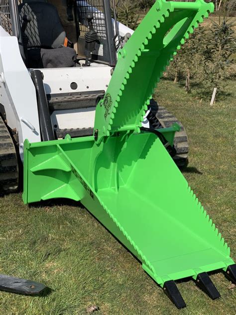 skid steer reapers|reaper attachments for excavators.